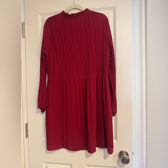 CeCe Red Ruffle Neck Blouse - Picture 5 of 5